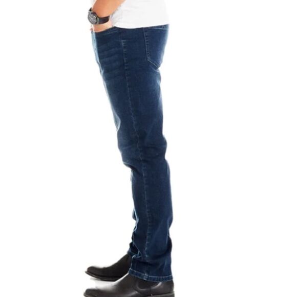 F#%k Your Khakis The Perfect Jean Athletic Fit CaptainMidnight Blue33W x 34L NWT - Picture 2 of 7